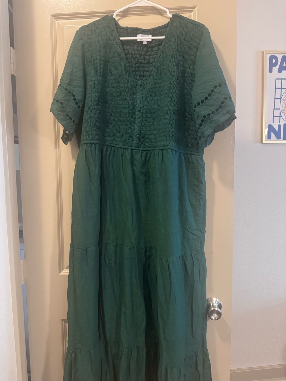 Emerald Green Smocked Top by We The Free